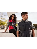JN Pánská fleecová vesta 02. dark melange/black model 22414765 - Daiber