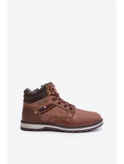 Ocieplane Trapery Męskie McBraun Brązowe