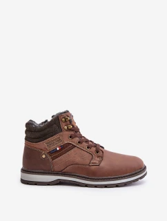 Ocieplane Trapery Męskie McBraun Brązowe