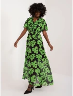 Sukienka DHJ SK model 20105263 czarno zielony - FPrice
