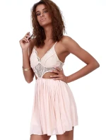 Šaty EM SK model 15433020 světle růžová - FPrice Šaty EM SK model 15433020 světle růžová - FPrice