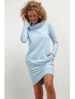 Dámske šaty T376/5 svetlo modrá - Tessita