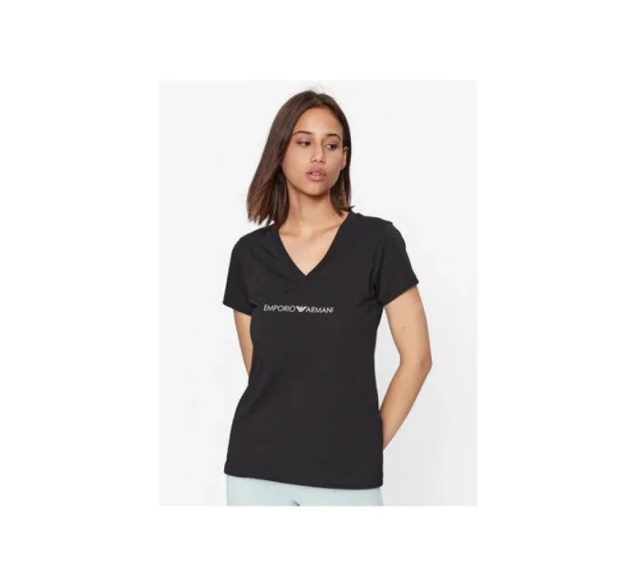 Dámské tričko  00020 černé  model 19916466 - Emporio Armani