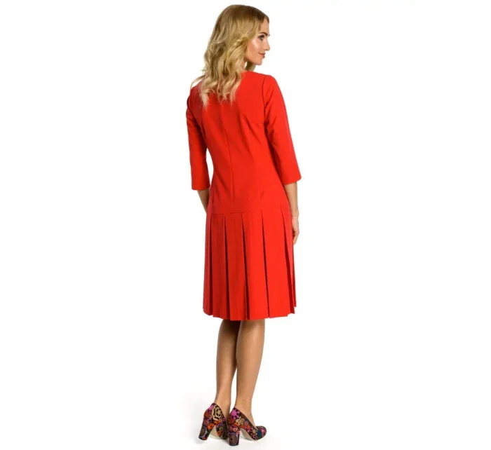Dámske šaty M336 červené - MOE Dámske šaty M336 červené - MOE