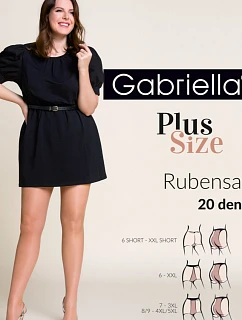 RUBENSA 5-SHORT pančuchy XXL