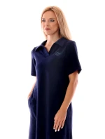 Dámske šaty s golierom Bari midnight - Vestis