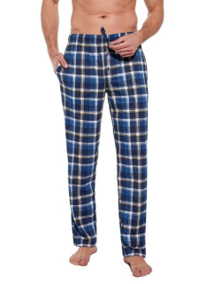 Modré kockované pyžamové nohavice Willy
