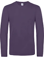 B&C #E190 LSL Tričko s dlouhým rukávem z těžké bavlny model 22496021 urban purple