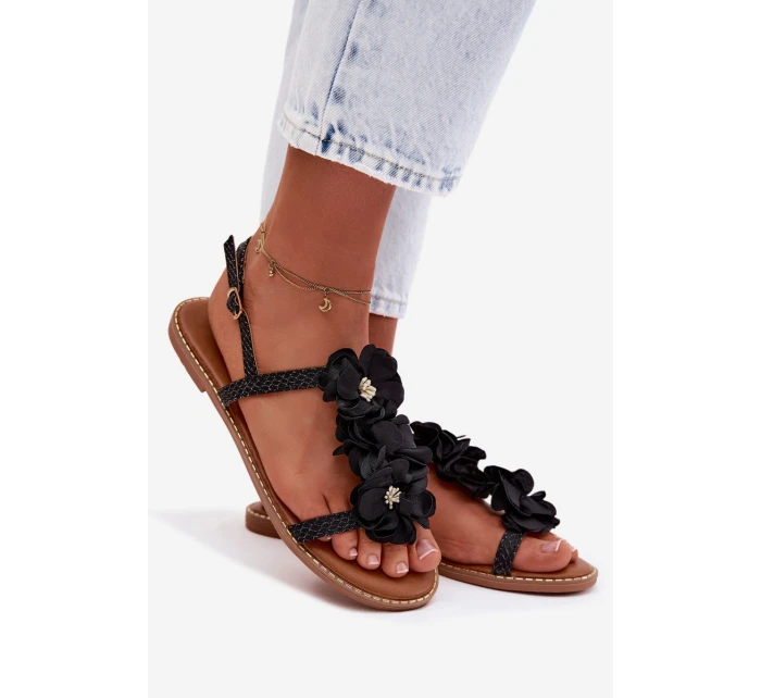 Dámské sandály Ploché S  Černé model 21961002 - Boto