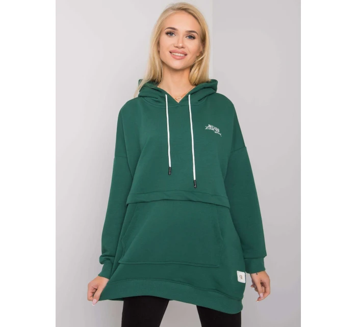 Mikina RV BL 7095.30P tmavo zelená