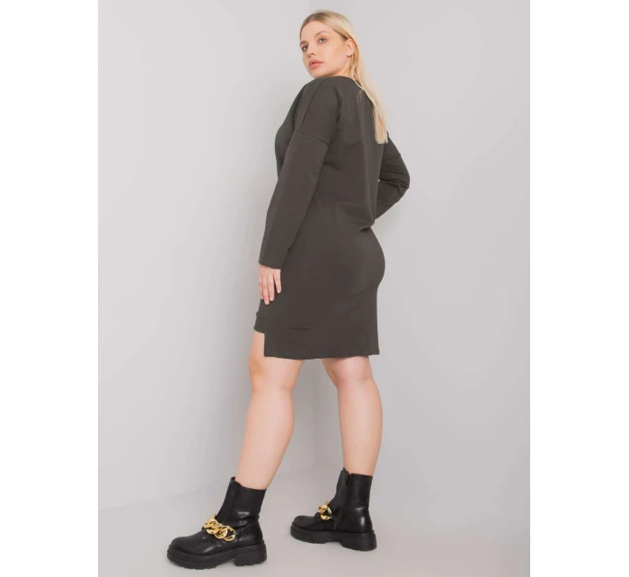 Šaty RV SK 7178.44 tmavá khaki