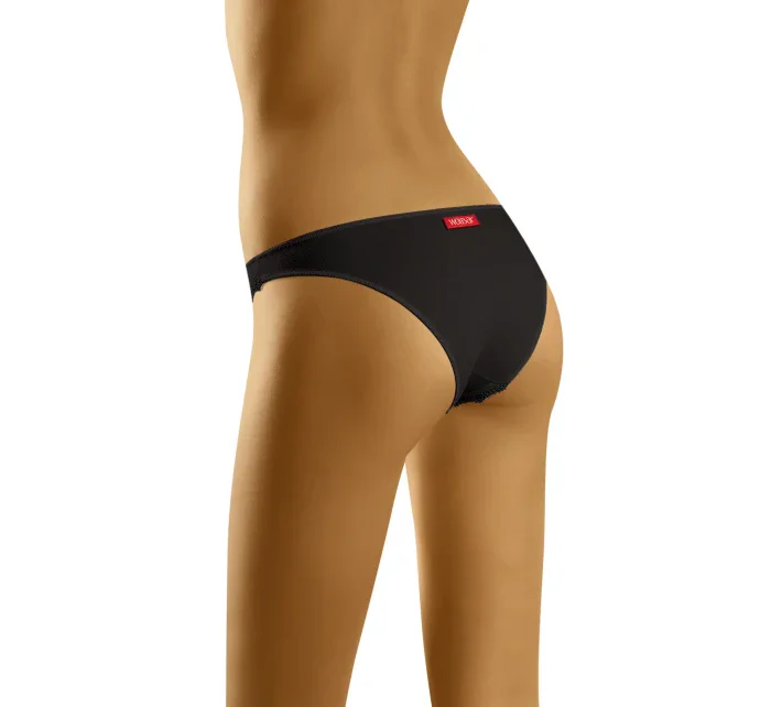 Kalhotky model 17565421 Soft Black - Wol-Bar Kalhotky model 17565421 Soft Black - Wol-Bar