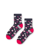 Dámské ponožky model 14559108 Srdce - Steven Dámské ponožky model 14559108 Srdce - Steven