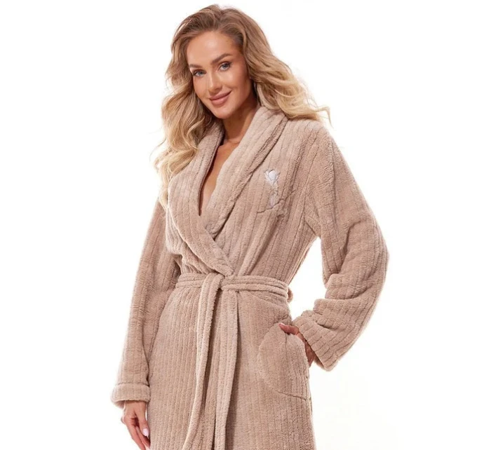 L&L 2323 Monique dlhý dámsky župan S-2XL L&L 2323 Monique dlhý dámsky župan S-2XL