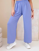 Široké nohavice fialové