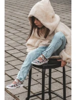 Dziecięce Baleriny W Kwiatuszki Granatowo-Szare Noah Dziecięce Baleriny W Kwiatuszki Granatowo-Szare Noah