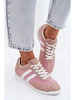 Semišové Dámské Sportovní Boty  Růžové model 22107485 - McArthur