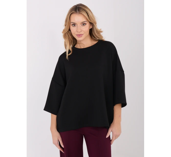 Bluzka MJ BZ model 21782535 czarny - FPrice Bluzka MJ BZ model 21782535 czarny - FPrice