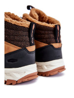 Pánske zateplené trekingové topánky Cross Jeans KK1R4021C Velbloud