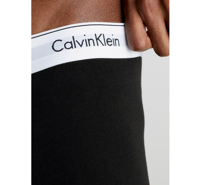 Pánske trenírky 3 Pack Trunks Modern Cotton 000NB2380A001 čierna - Calvin Klein