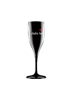 Vlastný text na nerozbitnej pohári na prosecco