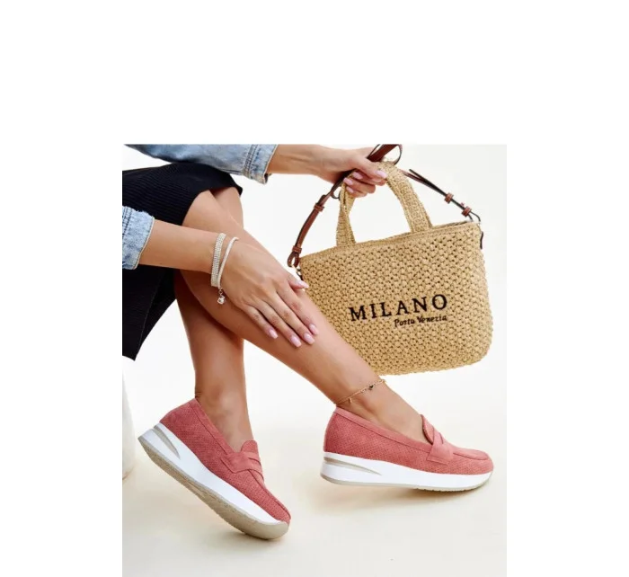 Ružové poltopánky G-54 - Solea