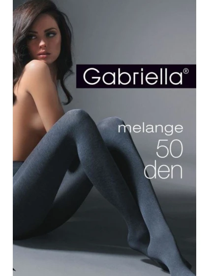 Hrubšie melanžové dámske pančuchové nohavice MELANGE