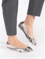 Módne dámske baleríny so zvieracím motívom bez podpätku Módne dámske baleríny so zvieracím motívom bez podpätku