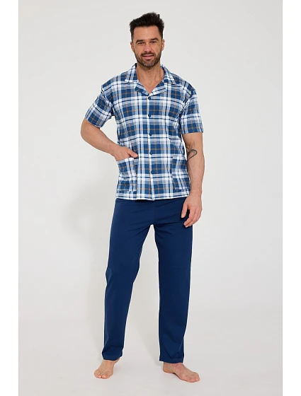 Pyžamo model 22049098 cr/r M2XL pánské na zip - Cornette