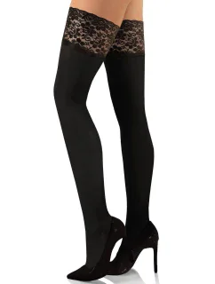 Dámské samodržící punčochy Nicole 50 den model 18926659 - Sesto Senso