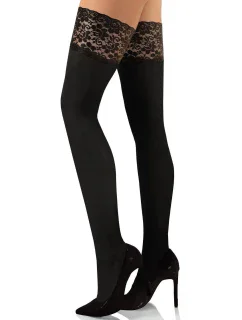 Dámské samodržící punčochy Nicole 50 den model 18926659 - Sesto Senso