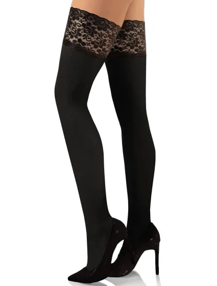 Dámské samodržící punčochy Nicole 50 den model 18926659 - Sesto Senso Dámské samodržící punčochy Nicole 50 den model 18926659 - Sesto Senso