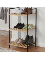 Stojan na topánky 3 TIER 38x32.5x70CM BAMBUS EXCELLENT HOUSEWARE