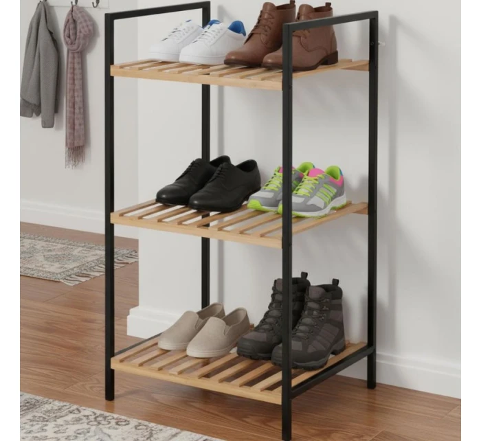 Stojan na topánky 3 TIER 38x32.5x70CM BAMBUS EXCELLENT HOUSEWARE