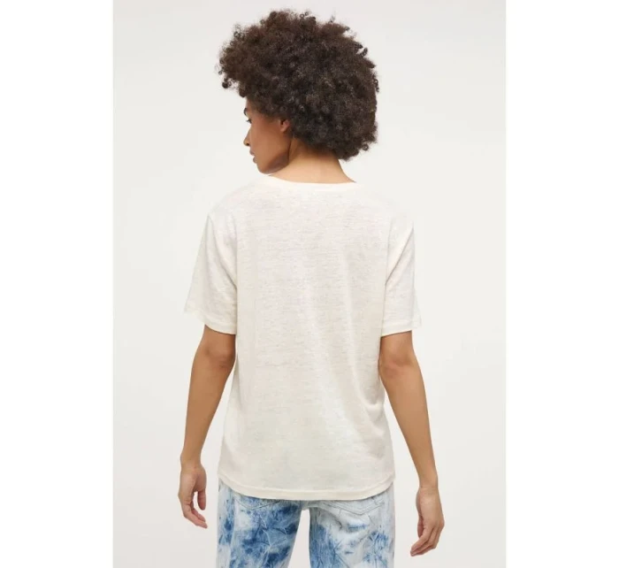 Mustang Alina C Linen W 1013788 2045 Tričko Mustang Alina C Linen W 1013788 2045 Tričko