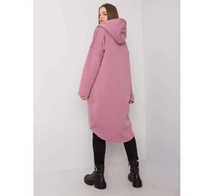 Mikina RV BL 4742.20P tmavo ružová