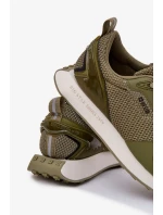 Pánske tenisky na platforme Big Star HI-POLY SYSTEM - khaki Pánske tenisky na platforme Big Star HI-POLY SYSTEM - khaki