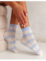 Milena ponožky 0989-003 Pruhovaný vzor 37-41
