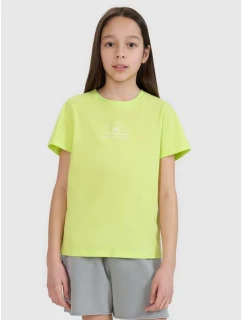 Dievčenské tričko s potlačou 4F 4FJWSS25TTSHF1871-45S