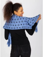 Dámský šátek AT CH tmavě modrý model 17892579 - FPrice Dámský šátek AT CH tmavě modrý model 17892579 - FPrice