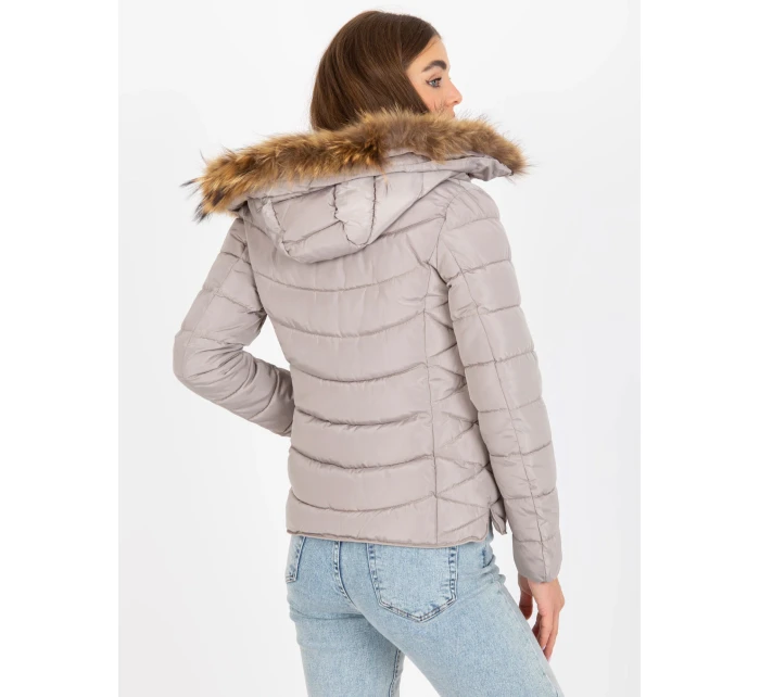 Dámska bunda NM KR P22 6627 03P tmavo lila