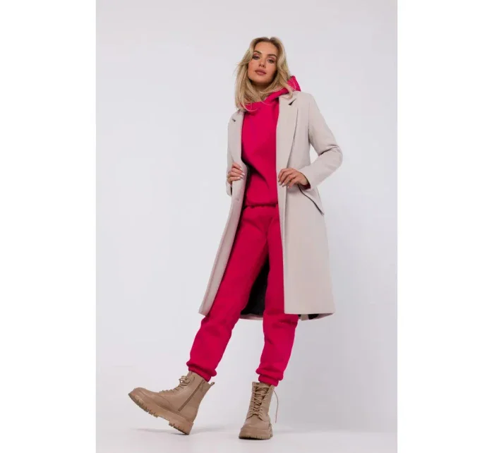 Dámsky kabát M758 Beige - MOE