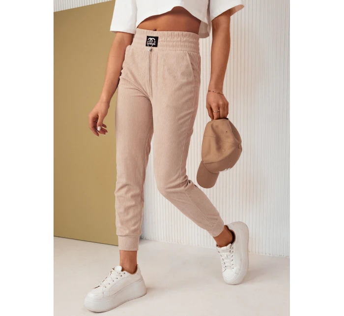 Dámské tepláky beige Dstreet model 21975681 - FashionStreet