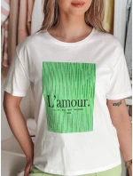 Dámské tričko bílé Dstreet model 21976526 - FashionStreet Dámské tričko bílé Dstreet model 21976526 - FashionStreet