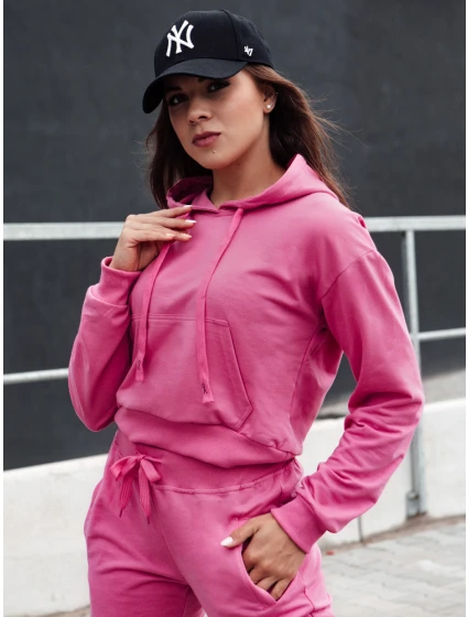 Dámská mikina růžová Dstreet model 21978487 - FashionStreet Dámská mikina růžová Dstreet model 21978487 - FashionStreet