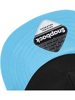 Beechfield B 615 Detská 5-panelová čiapka „Snapback“ 53.0615 čierna/jasne červená