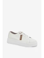 Dámské tenisky z přírodní kůže D&A GR61-5591 bílé