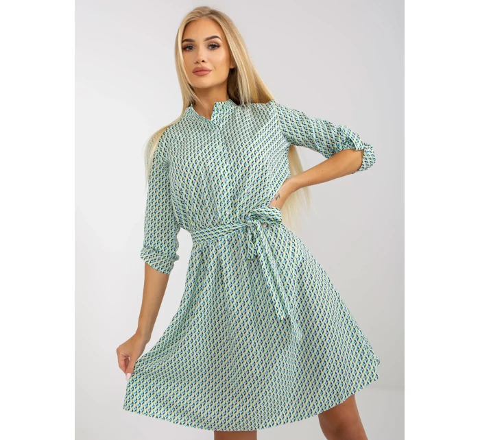 Šaty LK SK 508938.28X biela a zelená