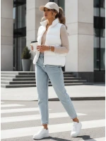Dámská prošívaná vesta bílá Dstreet model 21970430 - FashionStreet