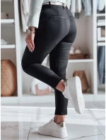 Dámské látkové chinos kalhoty s páskem černé Dstreet model 21986626 - FashionStreet Dámské látkové chinos kalhoty s páskem černé Dstreet model 21986626 - FashionStreet